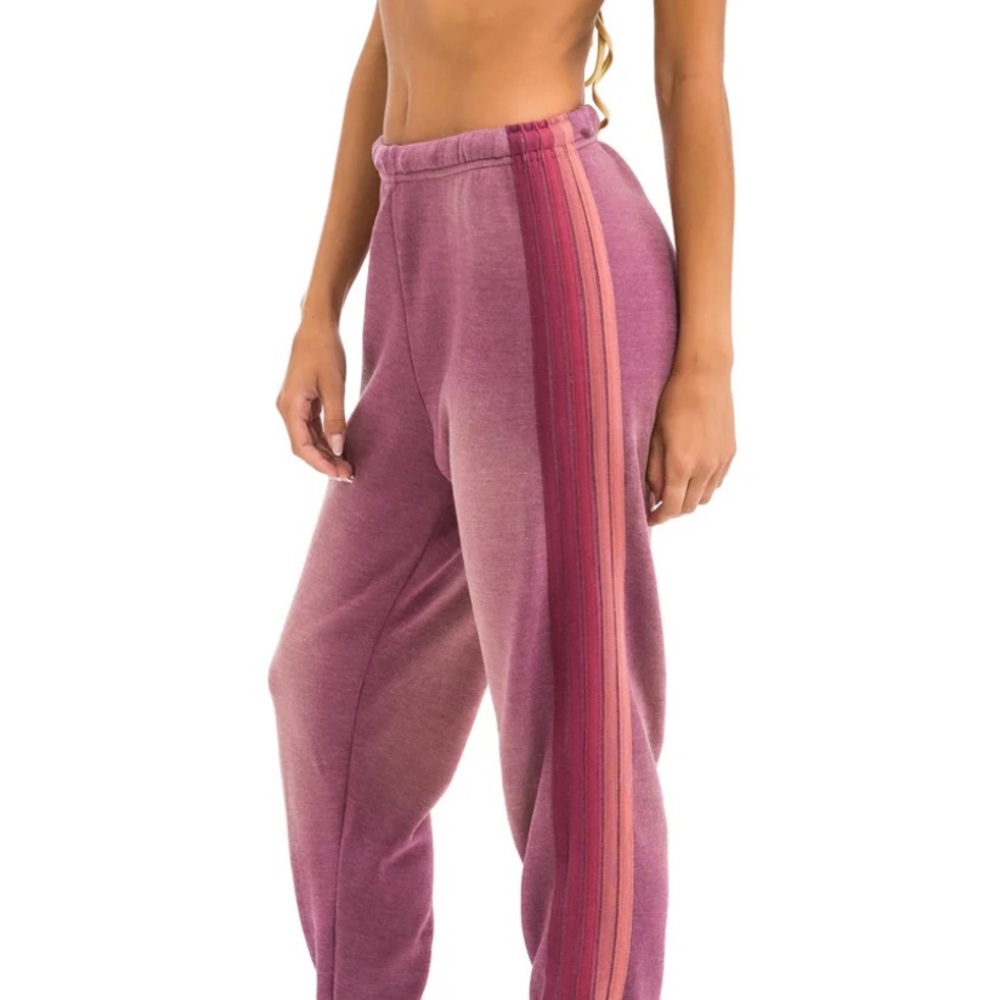 Aviator Nation Jogger Pants with Stripes Brand New W Tags
